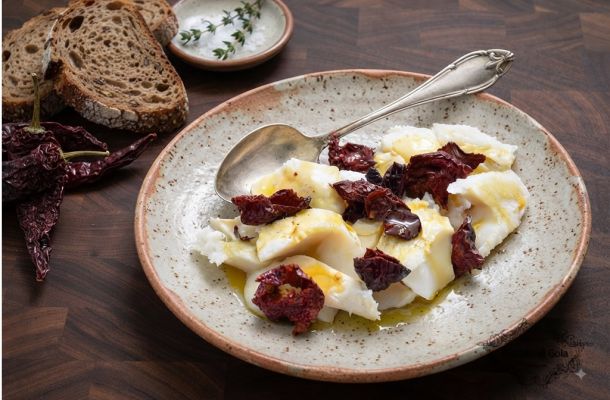 Baccalà con peperoni Cruschi